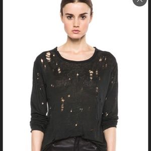 IRO “Marvina” 100% Linen Top in Dark Green (Size 8)